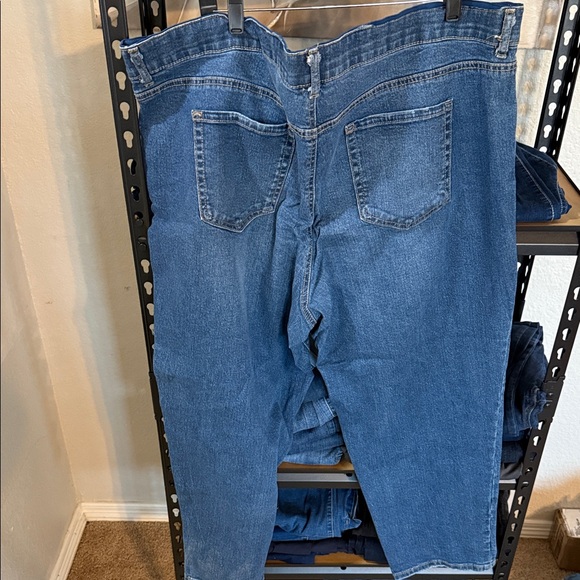 Sky Men's Relaxed Fit Distressed Blue Jeans - Picture 3 of 3